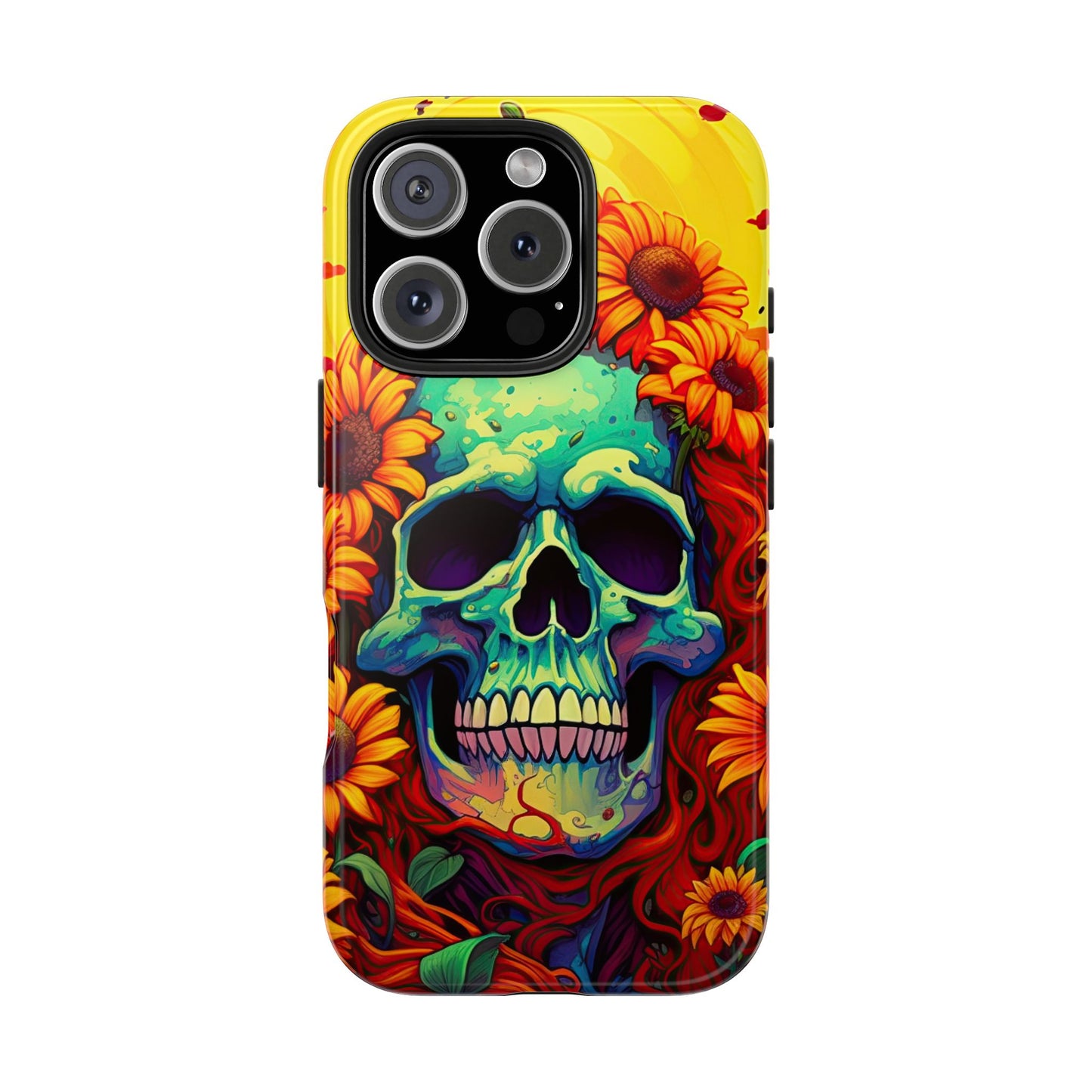 Sun Kissed Skull iPhone Case