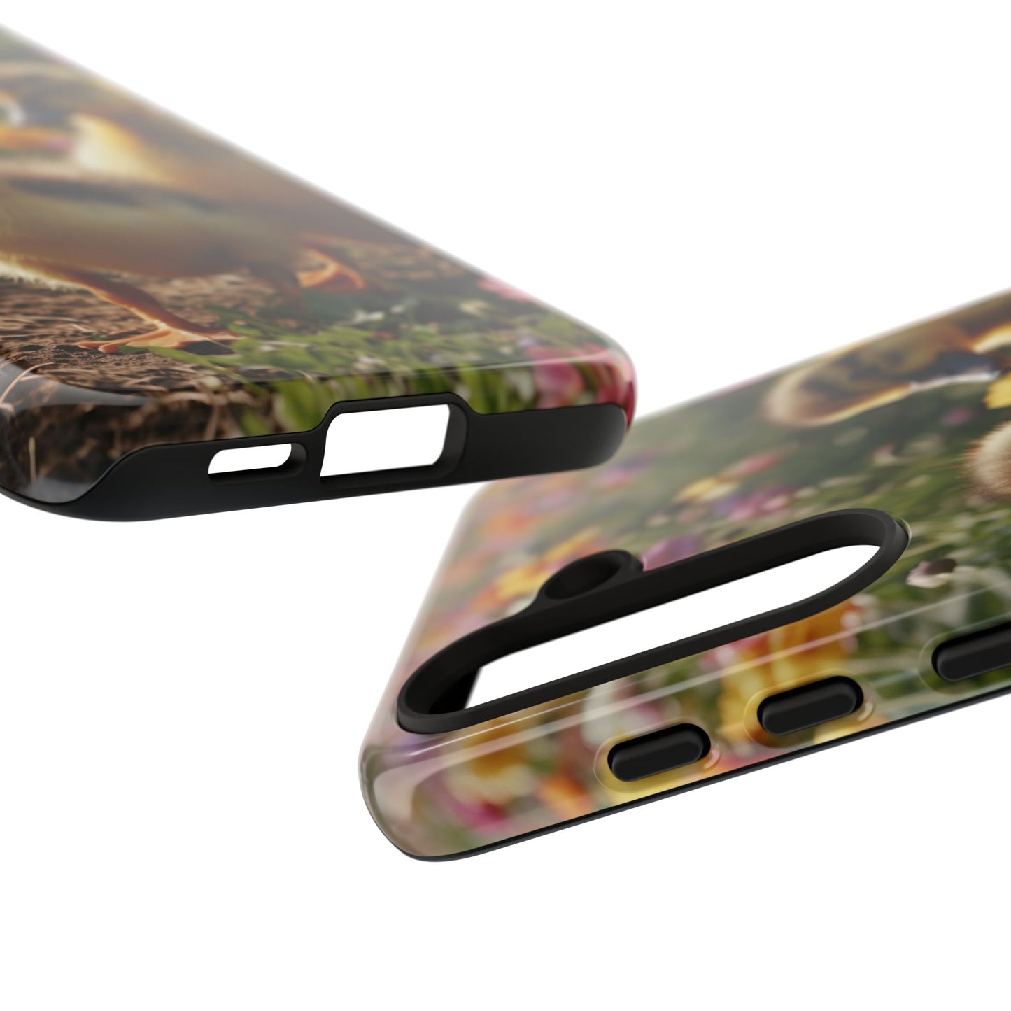 Charming Ducklings in Floral Garden - Samsung Galaxy Case