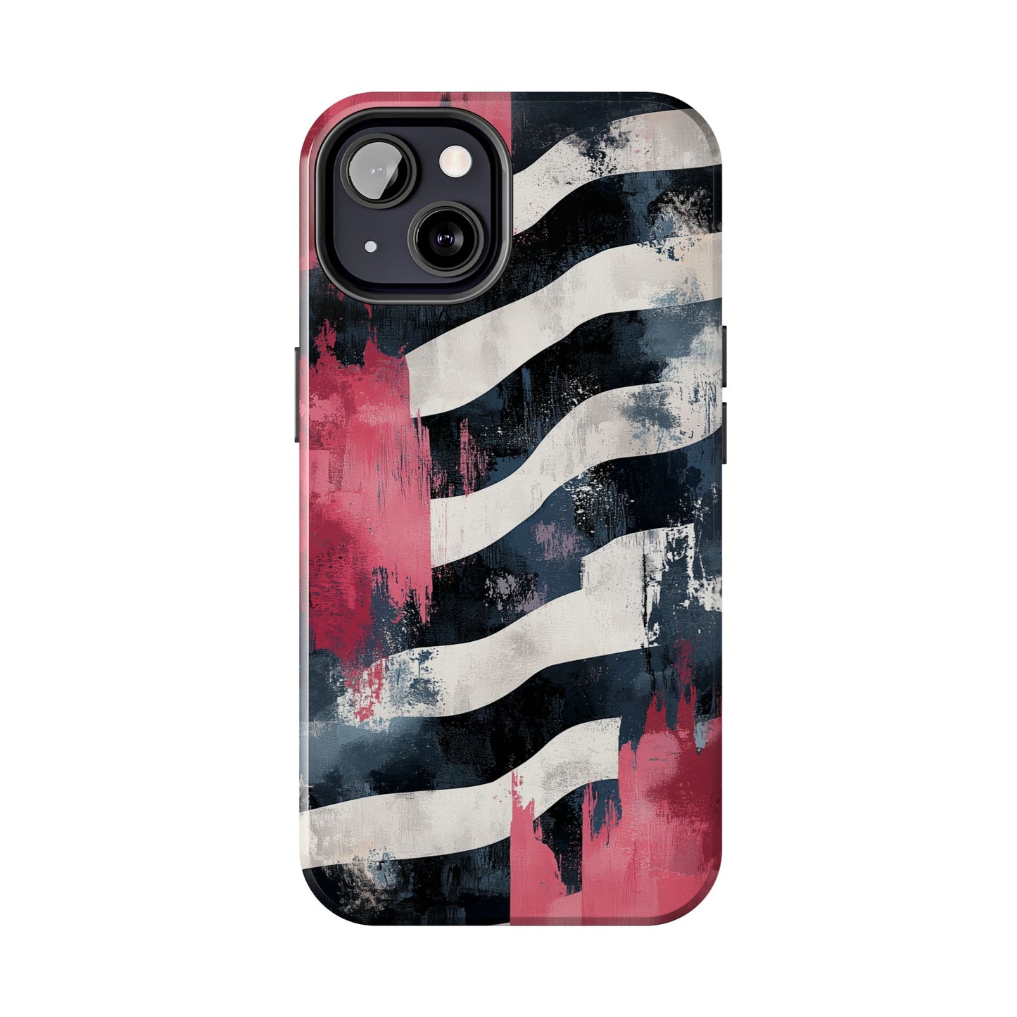 Blood Zebra iPhone Case – Bold Red & Black Pattern