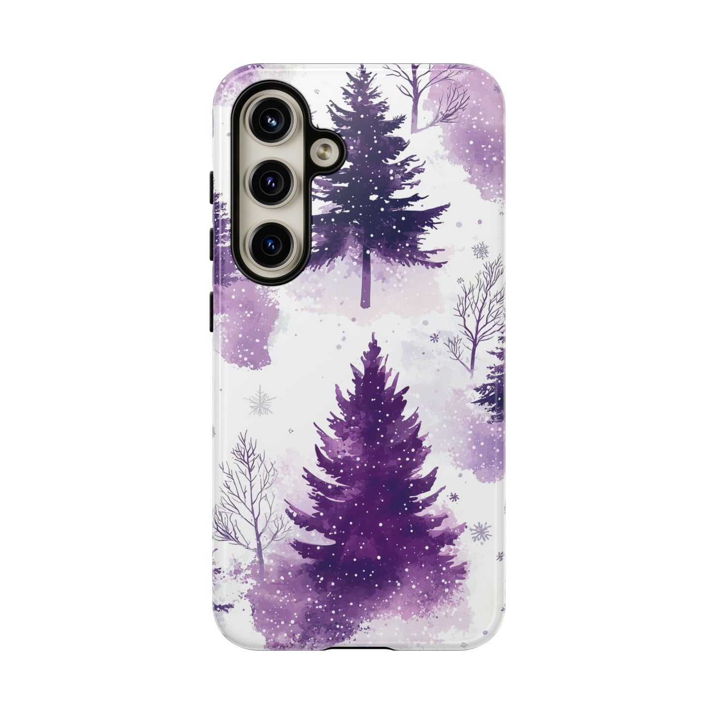 Purple Snowy Forest - Samsung Galaxy Series Case