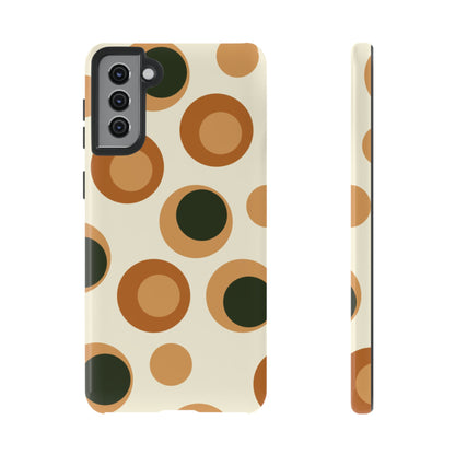 Retro Earthy Circles - Samsung Galaxy Case