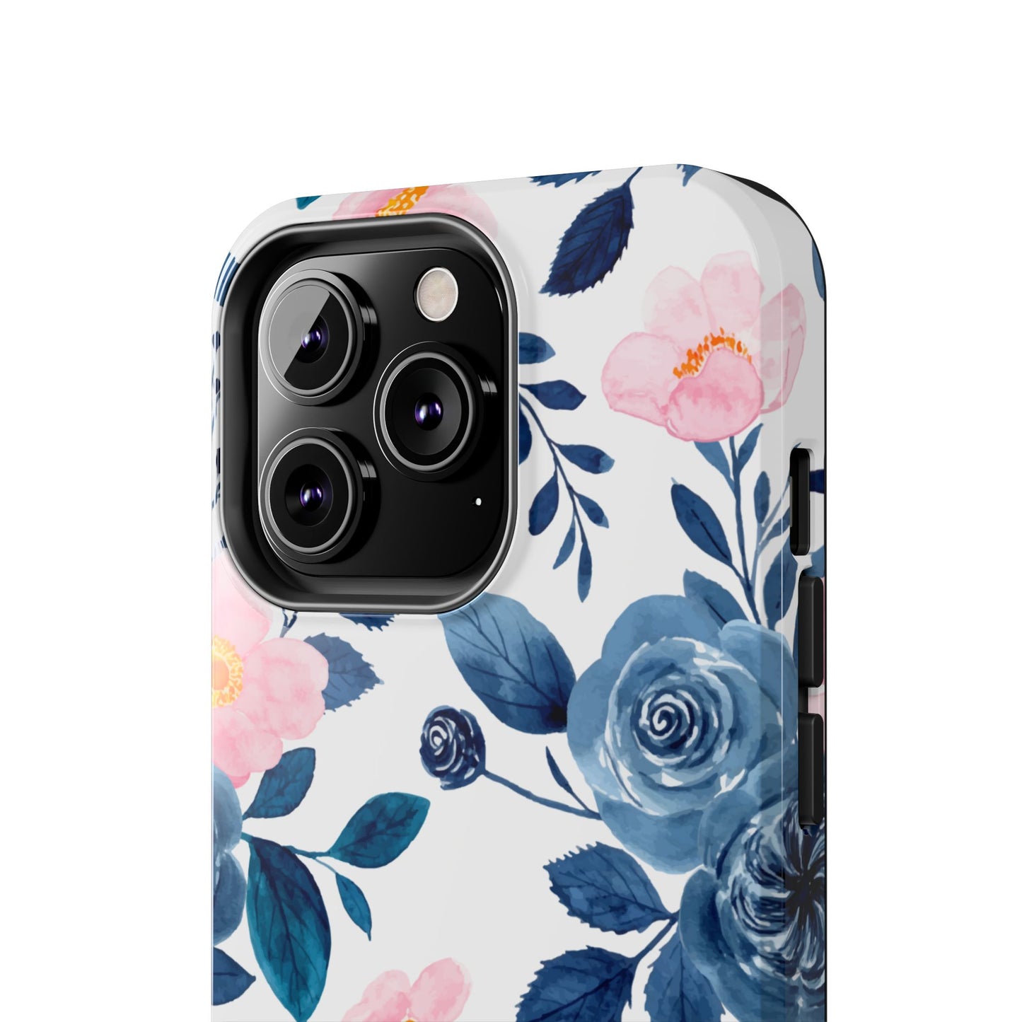 Pastel Garden Charm – iPhone Series Case with Watercolor Flowers