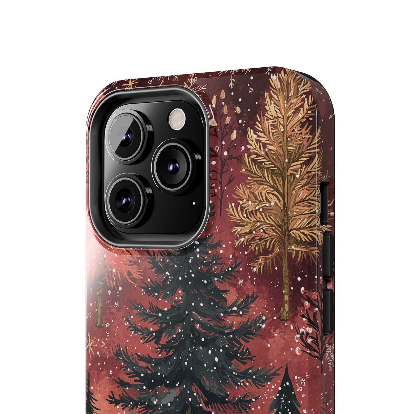 Rustic Red Winter Forest - iPhone Series Case