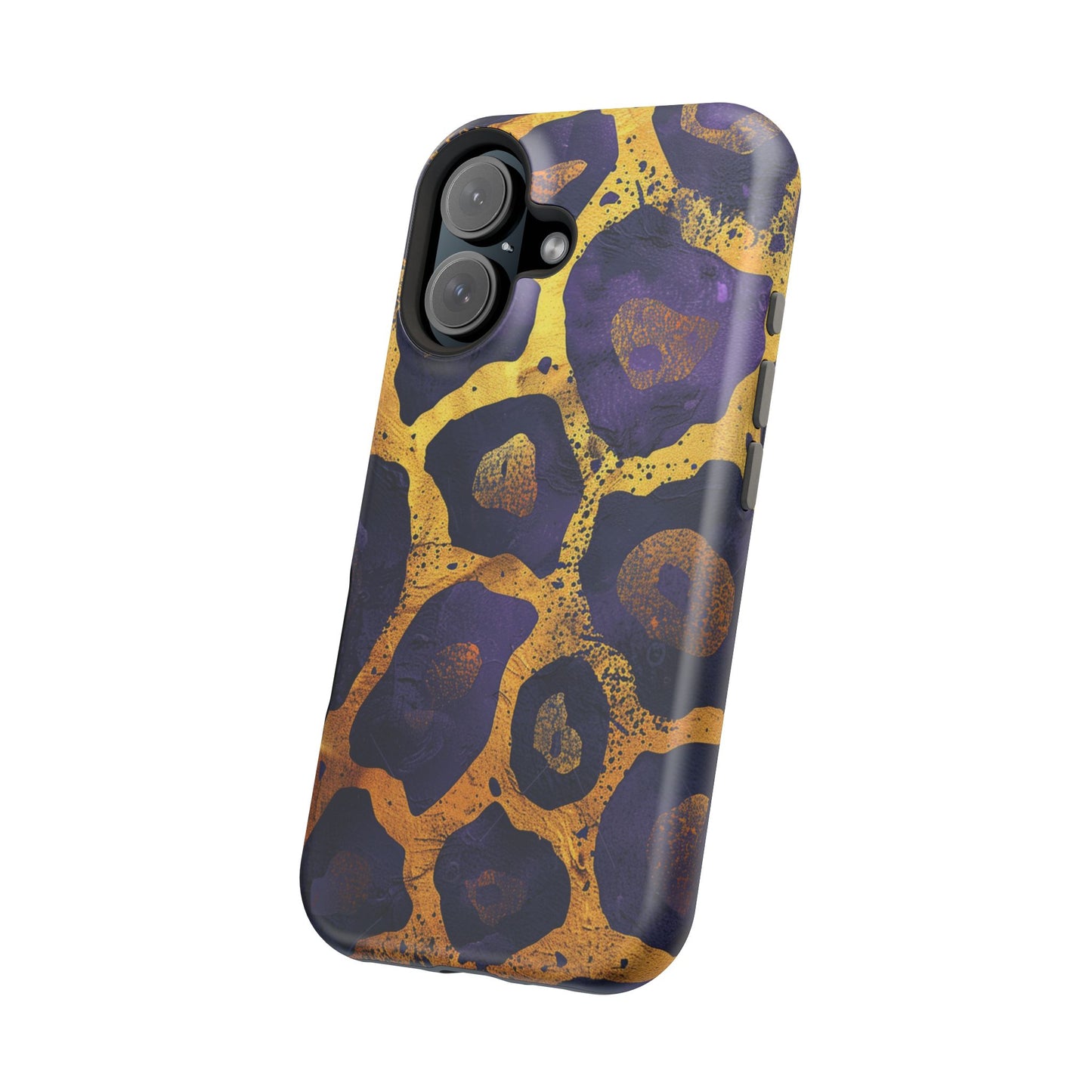 Regal Amethyst Leopard iPhone Case