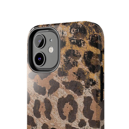 Vintage Distressed Leopard Print - iPhone Series Case