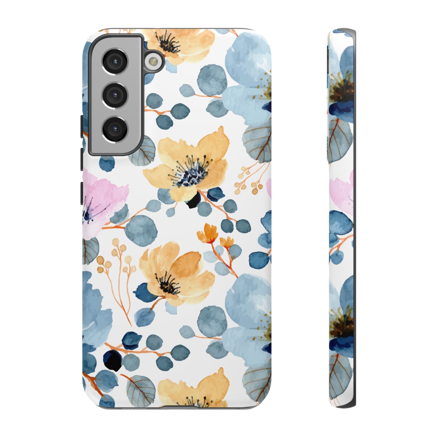 Spring Radiance – Samsung Galaxy Case with Bold Watercolor Florals