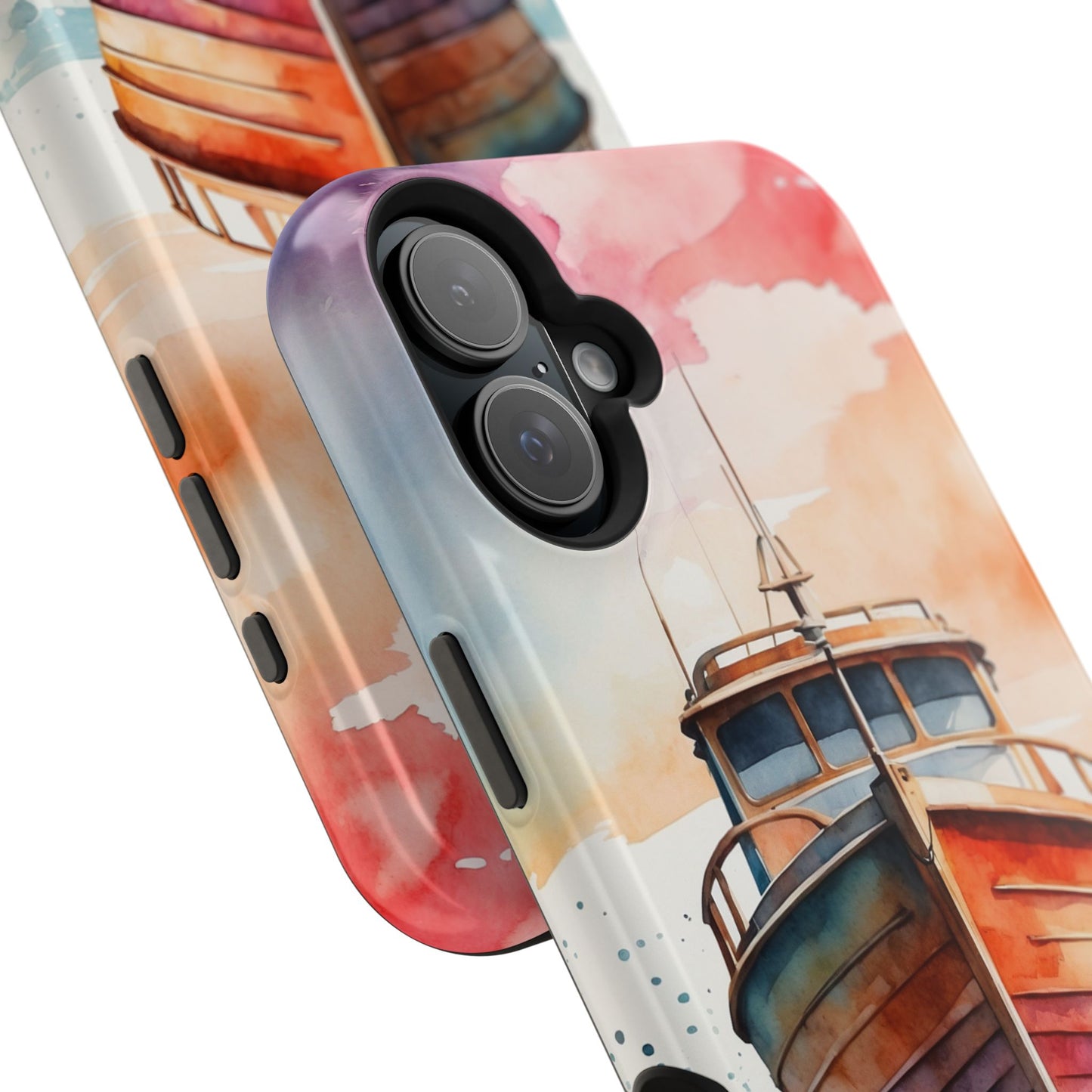 Sunset Sail Watercolor Boat –  MagSafe iPhone Series Case