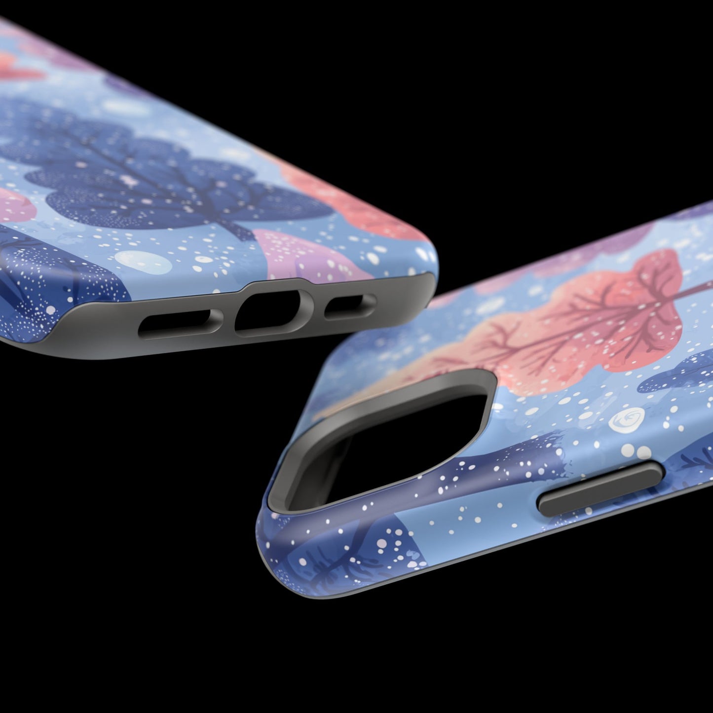 Pink & Purple Winter Wonderland - MagSafe iPhone Series Case