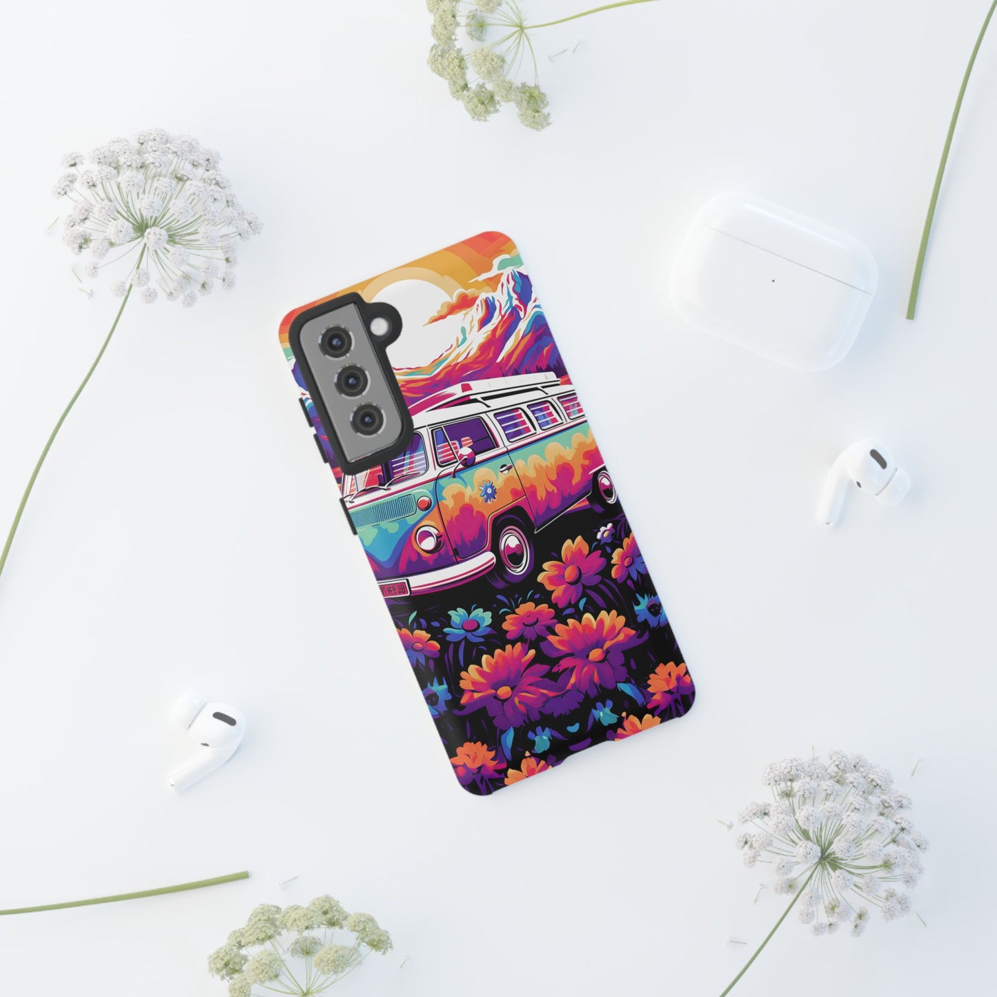 Groovy Floral Sunset Van – Samsung Galaxy Series Case