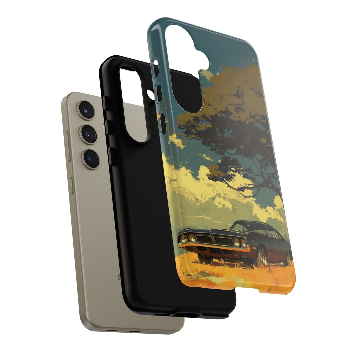 Retro Road Trip Vintage Car iPhone Case