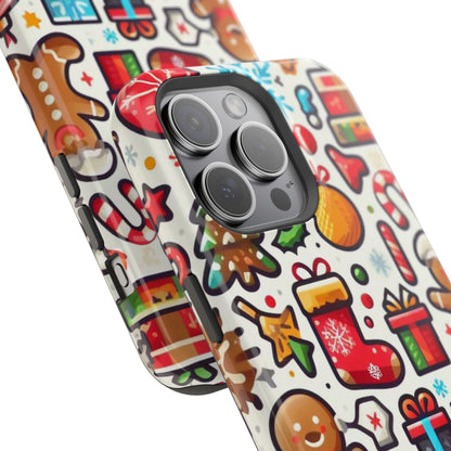 Festive Christmas Icons Pattern – MagSafe iPhone Series Case