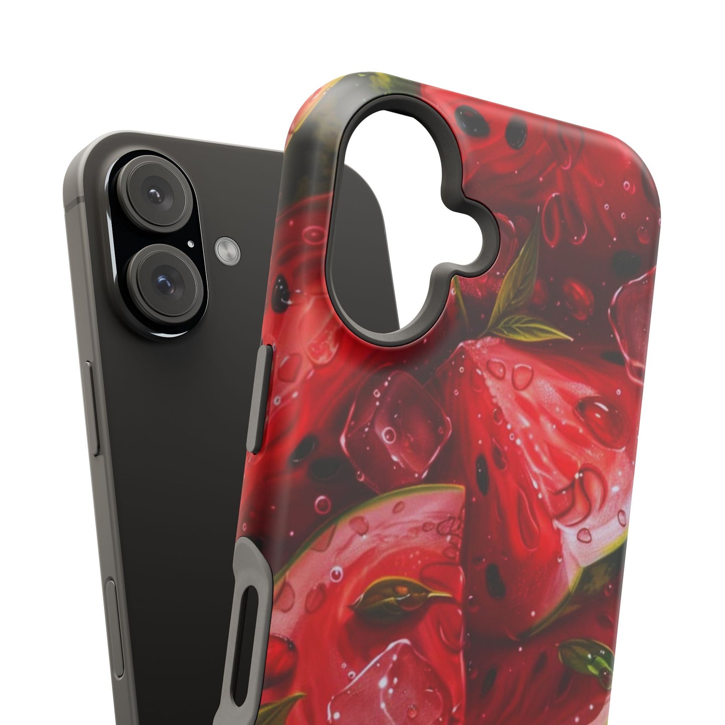 Juicy Watermelon MagSafe iPhone Case – Refreshing Summer Vibes, Dual-Layer Protection