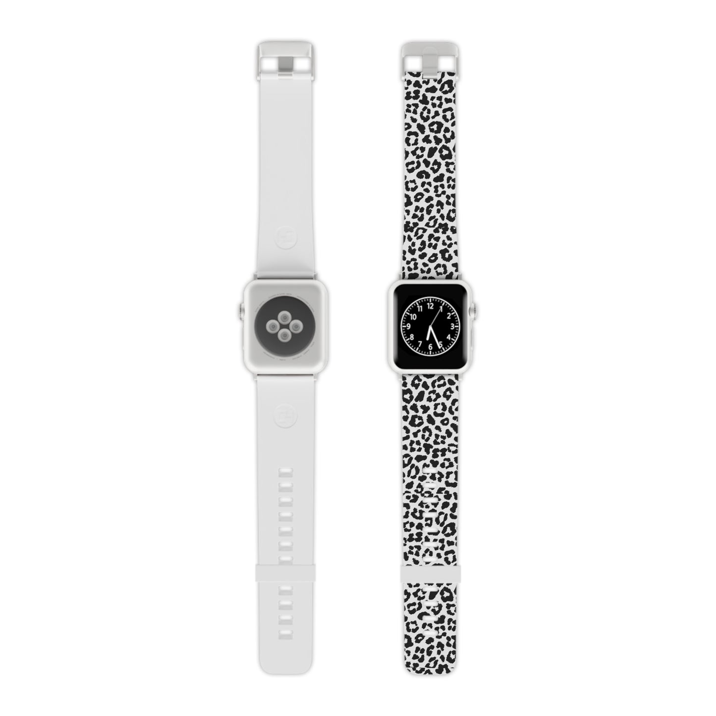 Monochrome Leopard Print Apple Watch Band