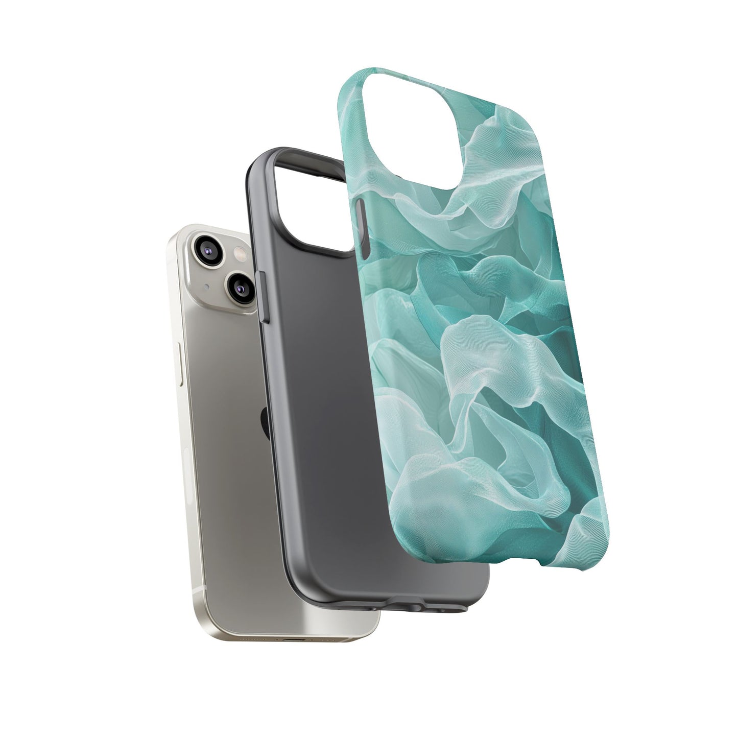 Blue Linen Design iPhone Case