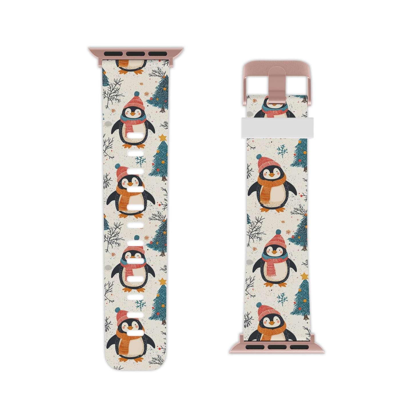  Snowy Christmas Cheer Apple Watch Band