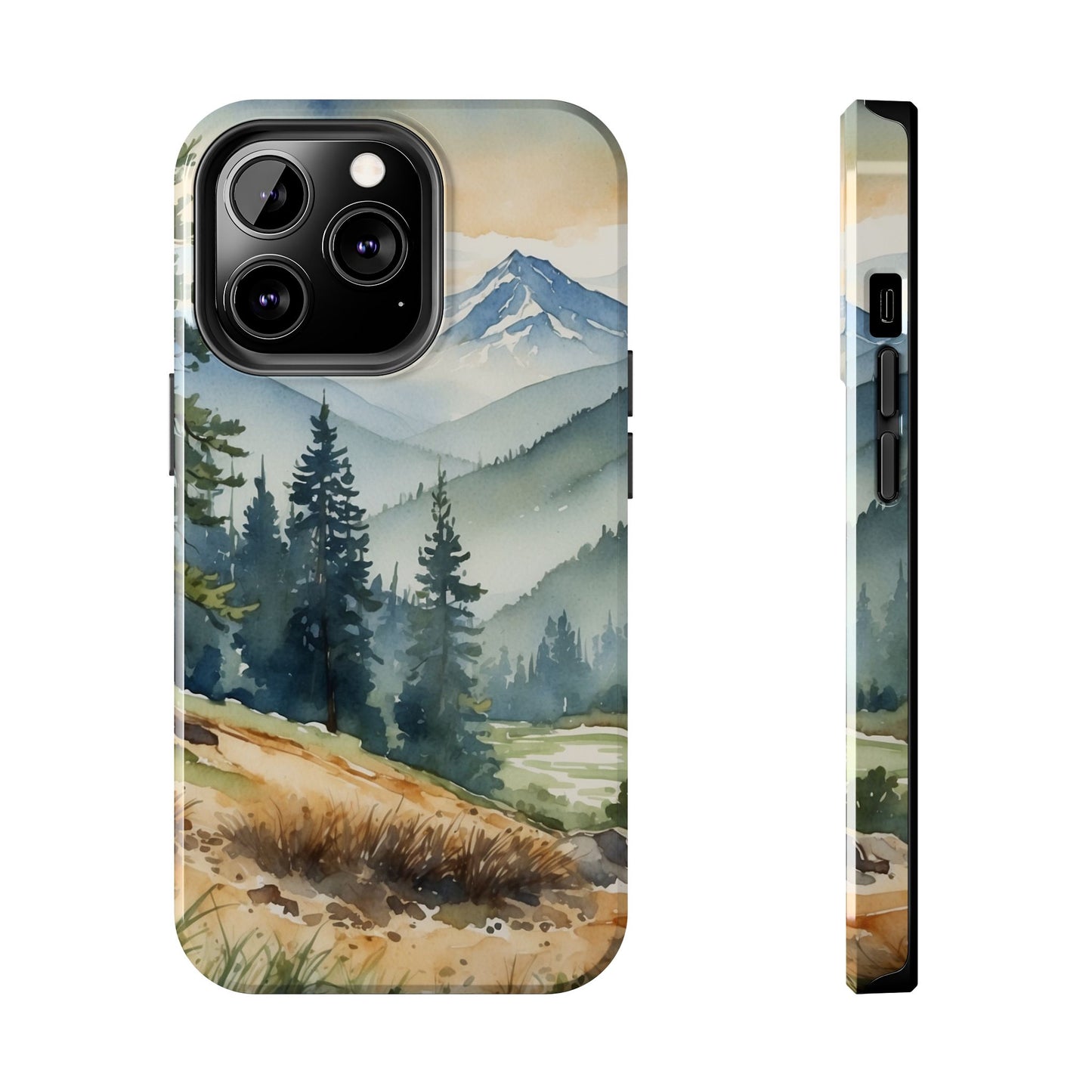 Tranquil Mountain Escape - iPhone Case