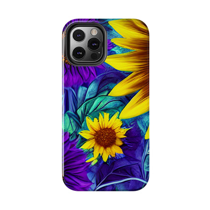 Purple & Gold Sunflower Dream - iPhone Series Case