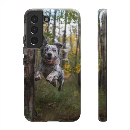 Happy Forest Dog iPhone Case – Nature-Inspired Protective Cover