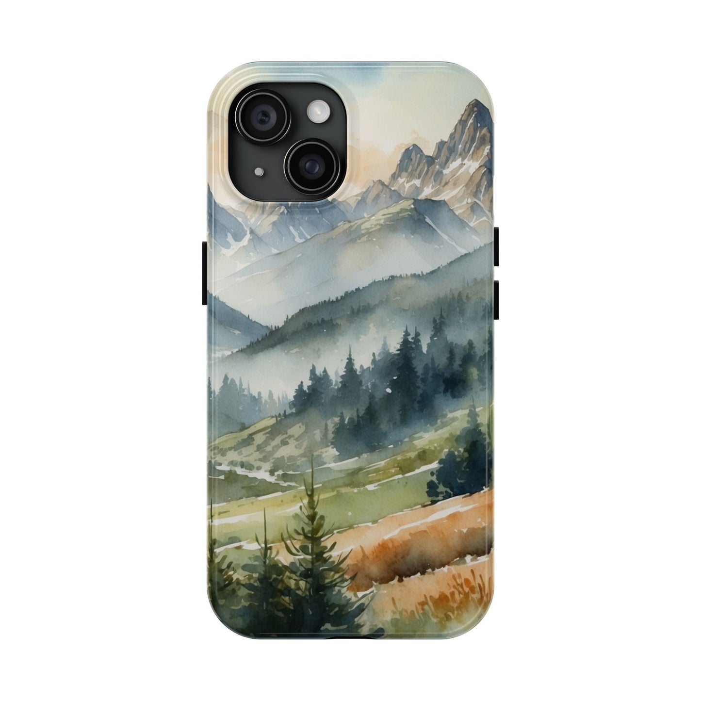 Serene Alpine Forest - iPhone Case