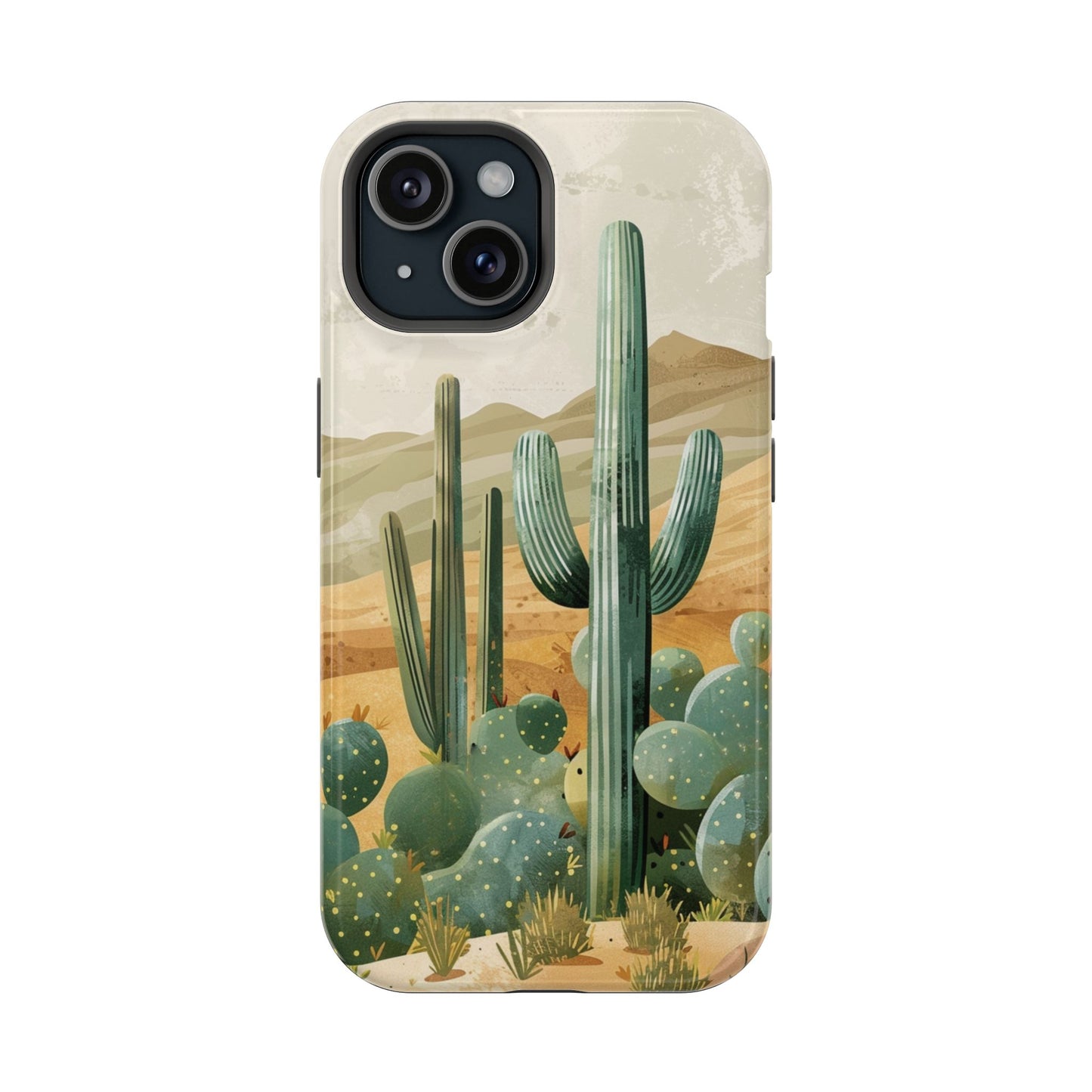 Desert Oasis Cactus iPhone Case