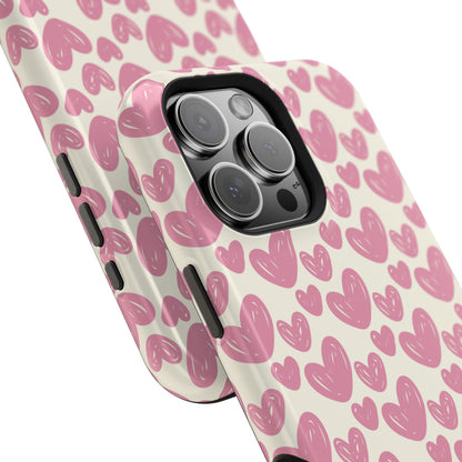 Heartfelt Pattern MagSafe iPhone Case