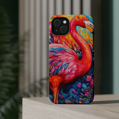 Flamingo Fiesta – Vibrant Flamingo MagSafe iPhone Cases