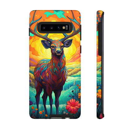 Vibrant Stag in Bloom – Samsung Galaxy Case