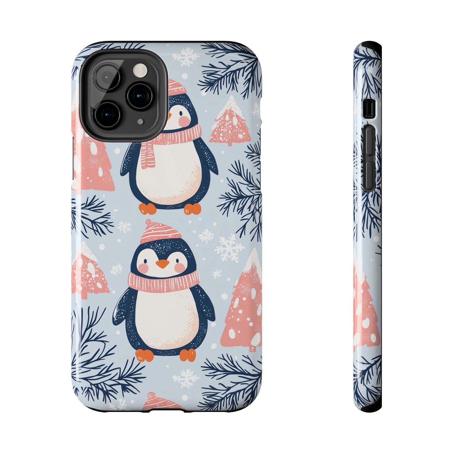 Penguin in Winter Wonderland iPhone Case