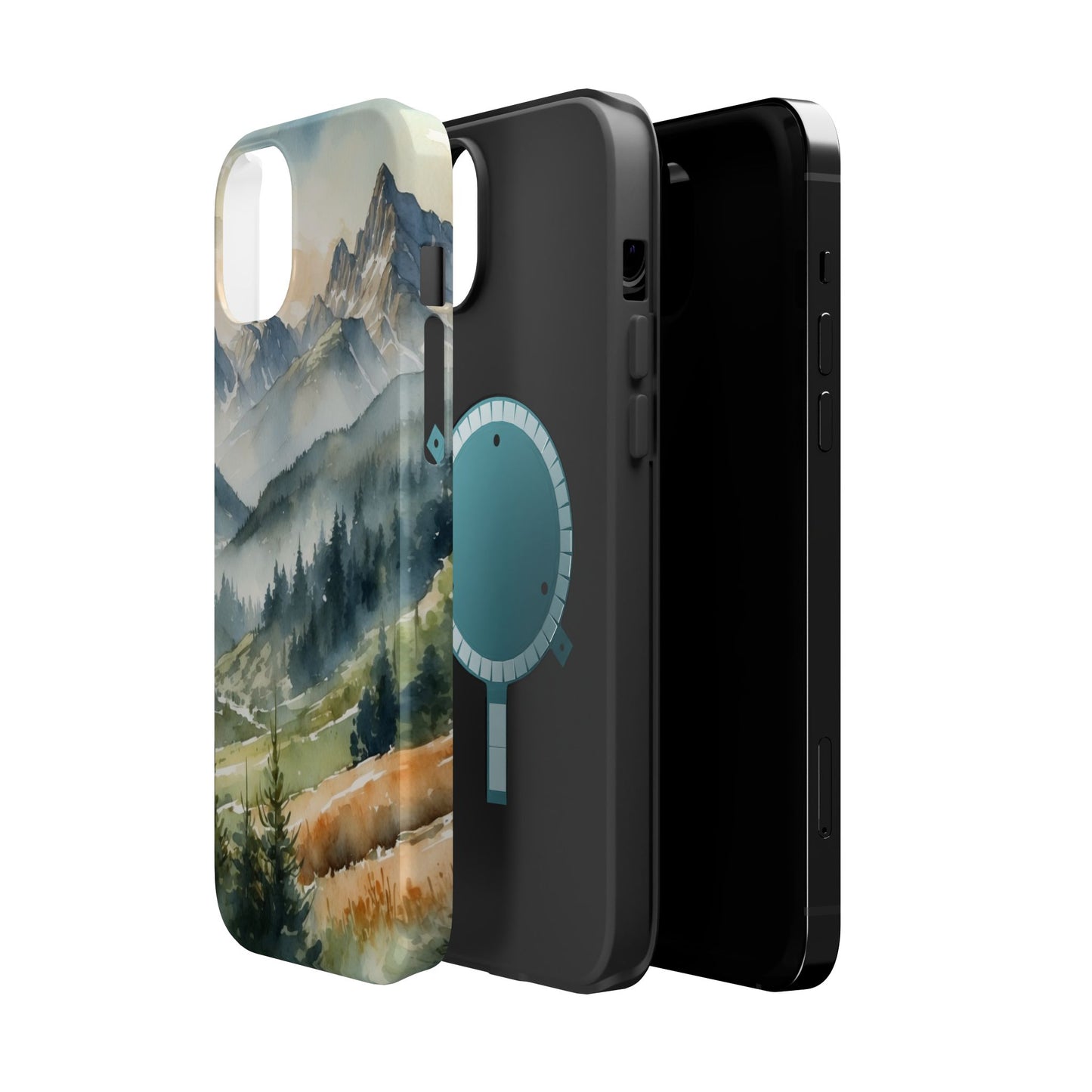 Serene Alpine Forest - MagSafe iPhone Case