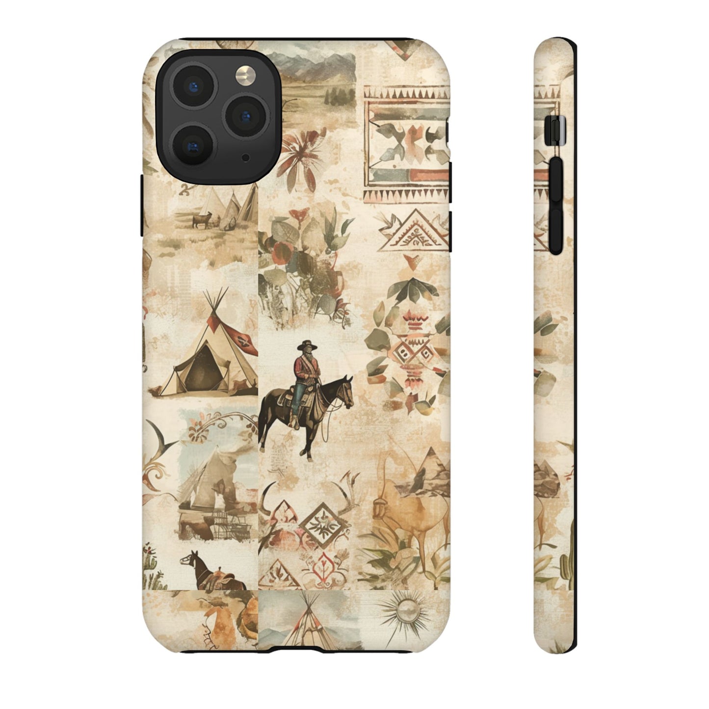 Western Collage Case | Vintage Country Aesthetic