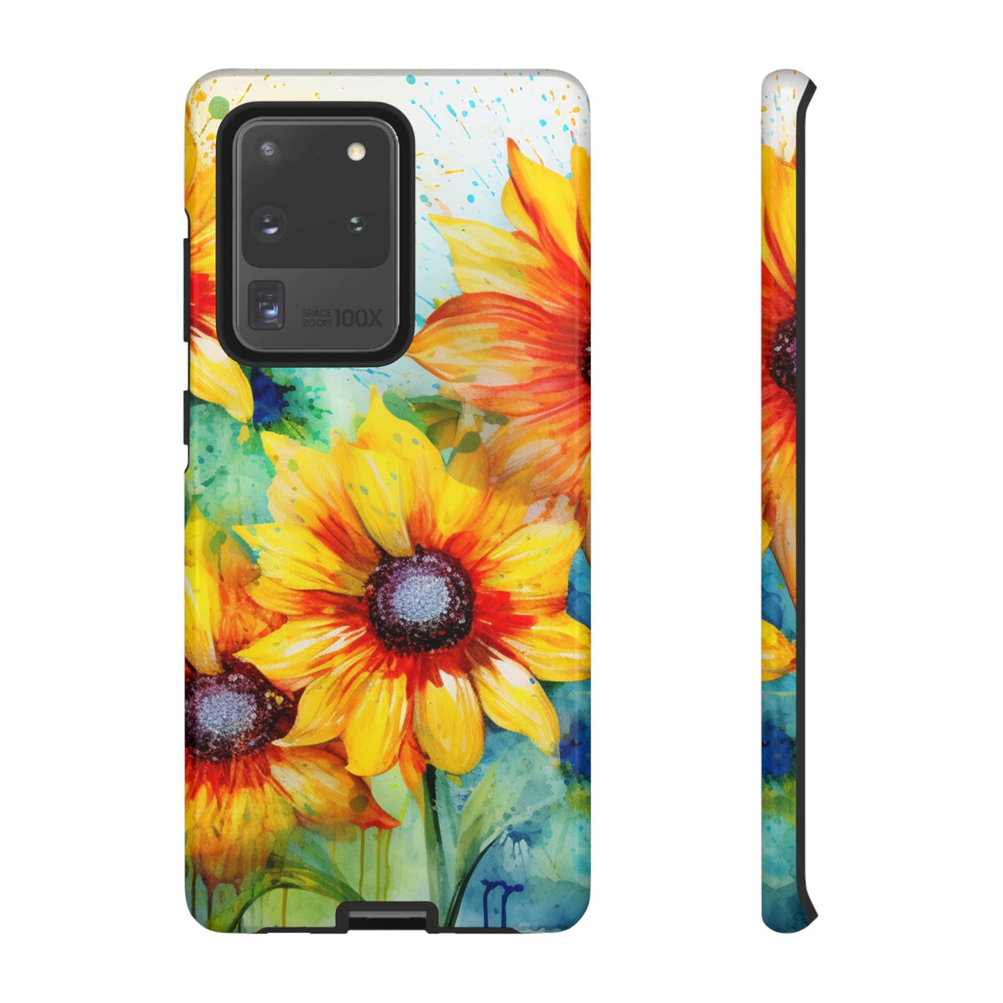 Watercolor Sunflower Splash - Samsung Galaxy Series Case