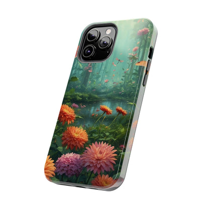 Enchanted Forest Dragonflies & Blossoms – iPhone Series Case