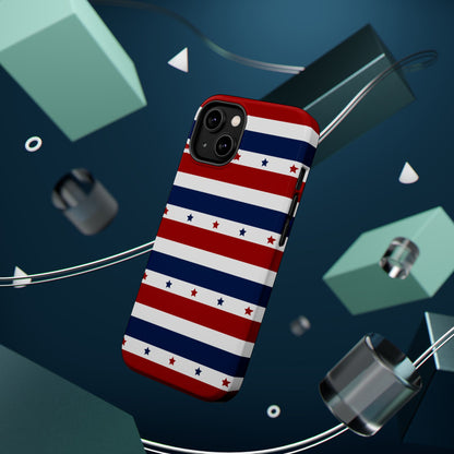 Patriotic Stars MagSafe iPhone Case