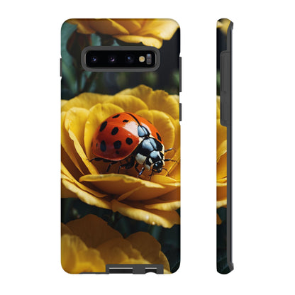 Samsung Galaxy Case: Ladybug on Yellow Petals