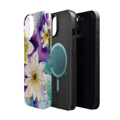 Abstract Floral Watercolor Splash - MagSafe iPhone Series Case