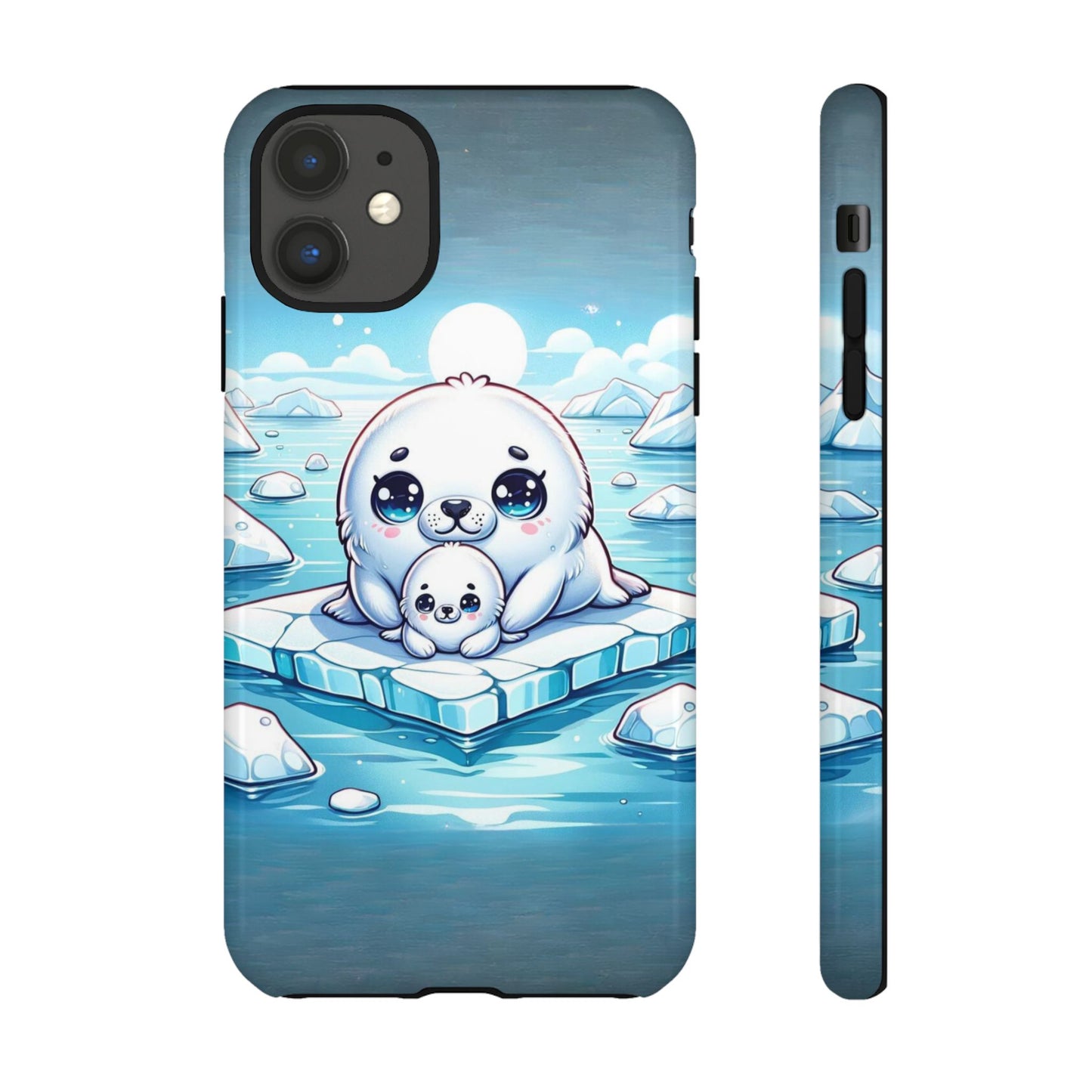 Arctic Embrace Seal iPhone Case