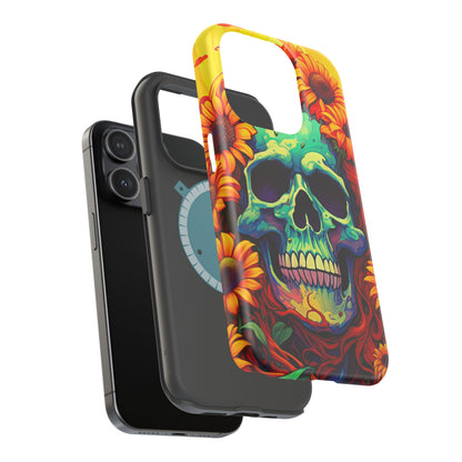 Sun Kissed Skull MagSafe iPhone Case