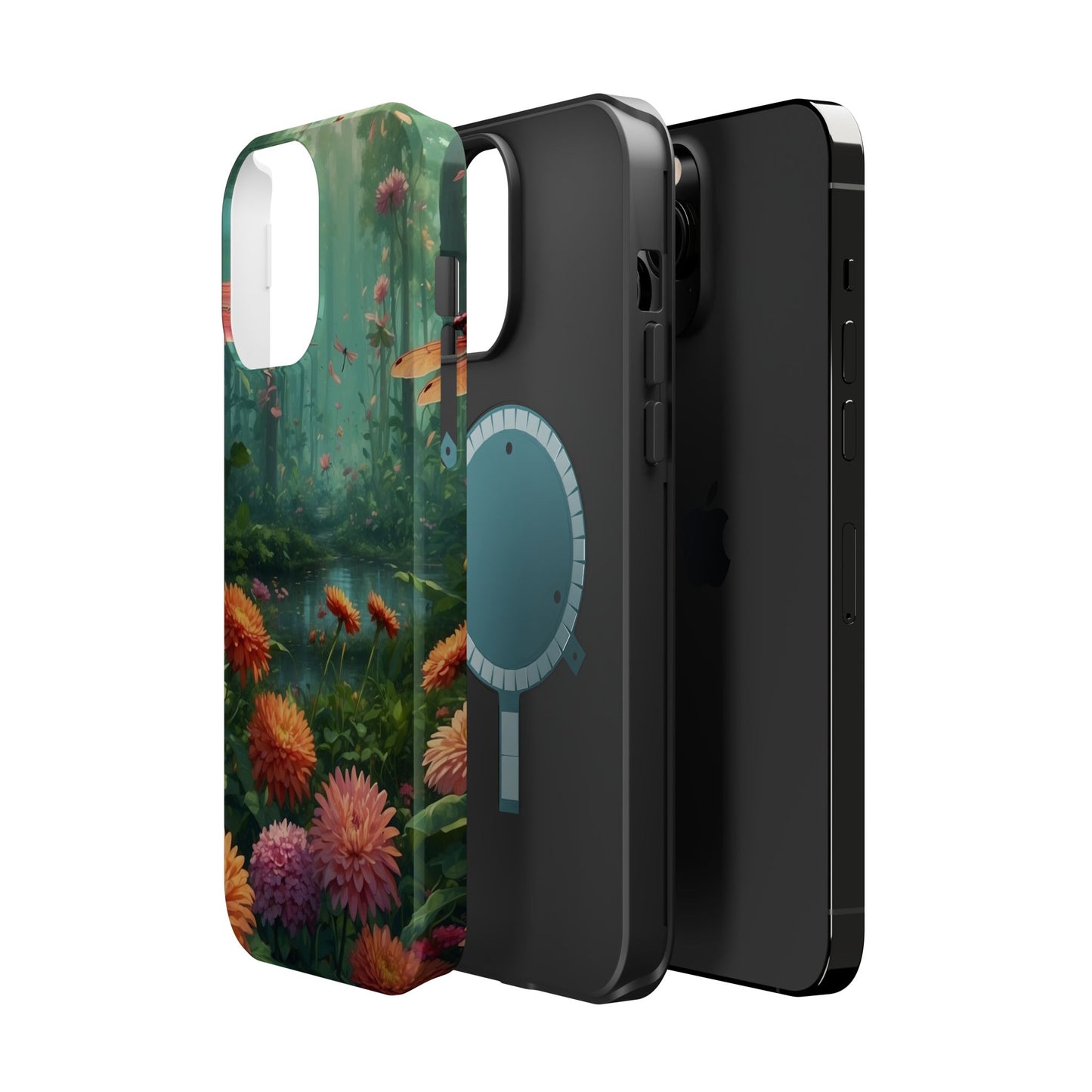 Enchanted Forest Dragonflies & Blossoms – MagSafe iPhone Series Case