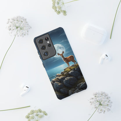 Enchanted Fawn Under the Moonlit Sky Samsung Galaxy Case