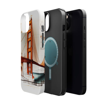 Golden Gate Bridge MagSafe iPhone Case - San Francisco Landmark