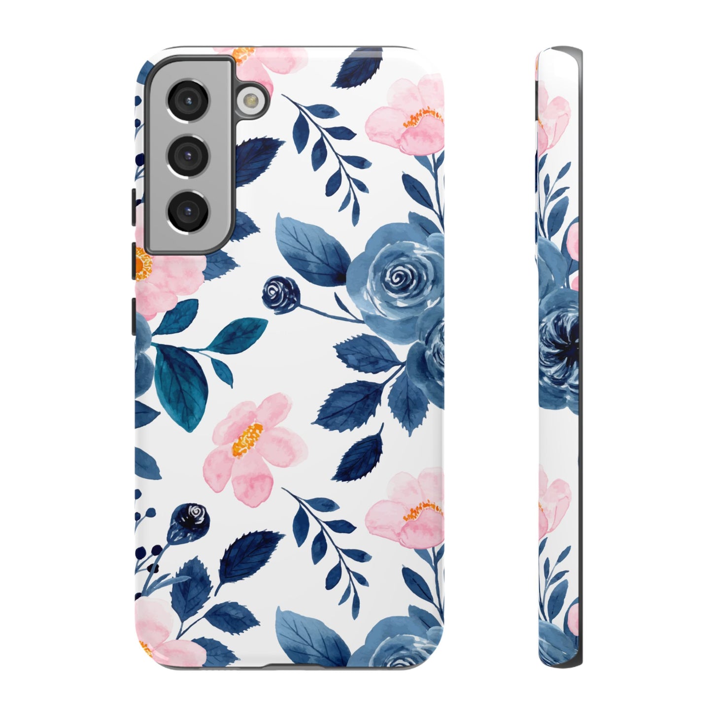 Pastel Garden Charm – Samsung Galaxy Case with Delicate Floral Design