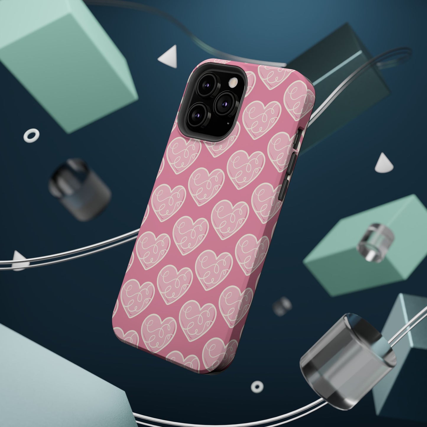 Soft Pink Hearts – MagSafe Case