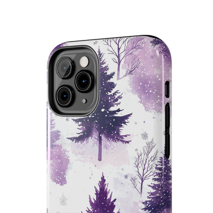 Purple Snowy Forest - iPhone Series Case