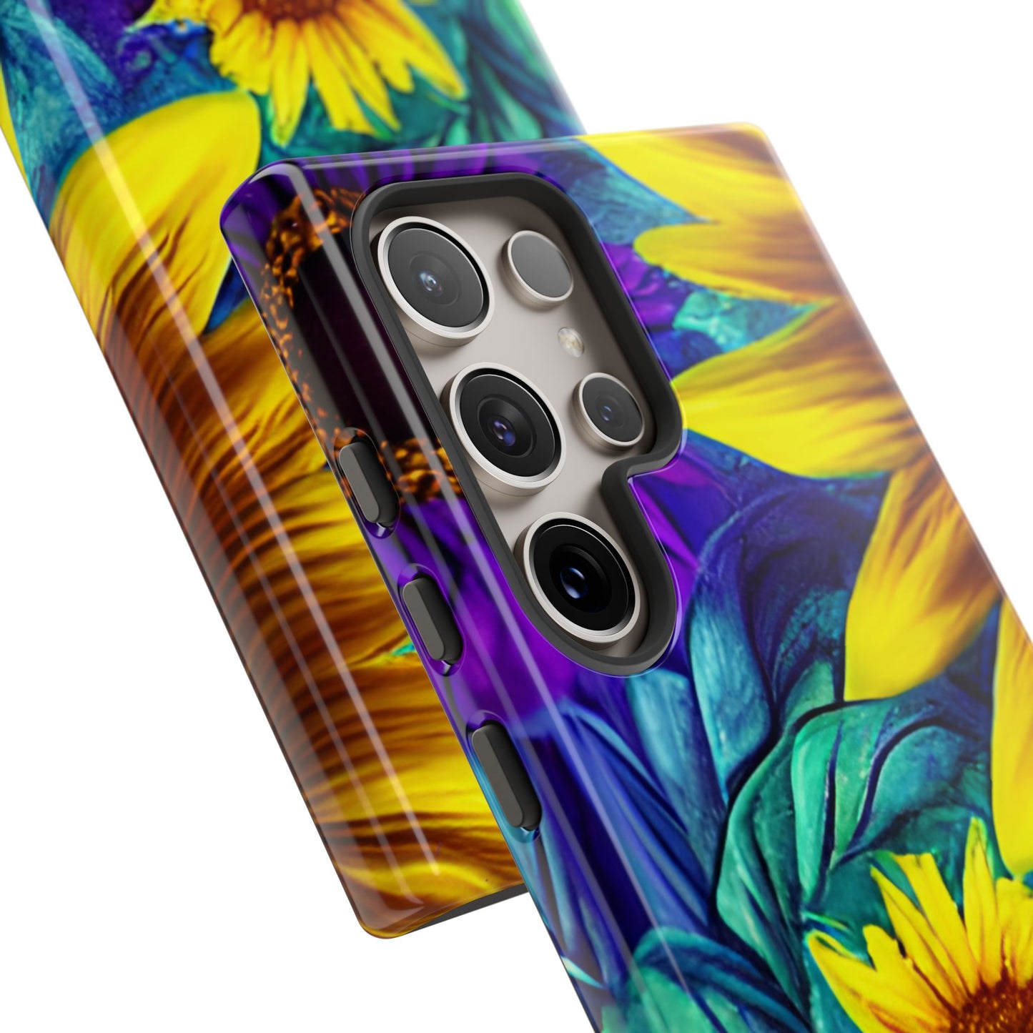 Purple & Gold Sunflower Dream - Samsung Galaxy Series Case