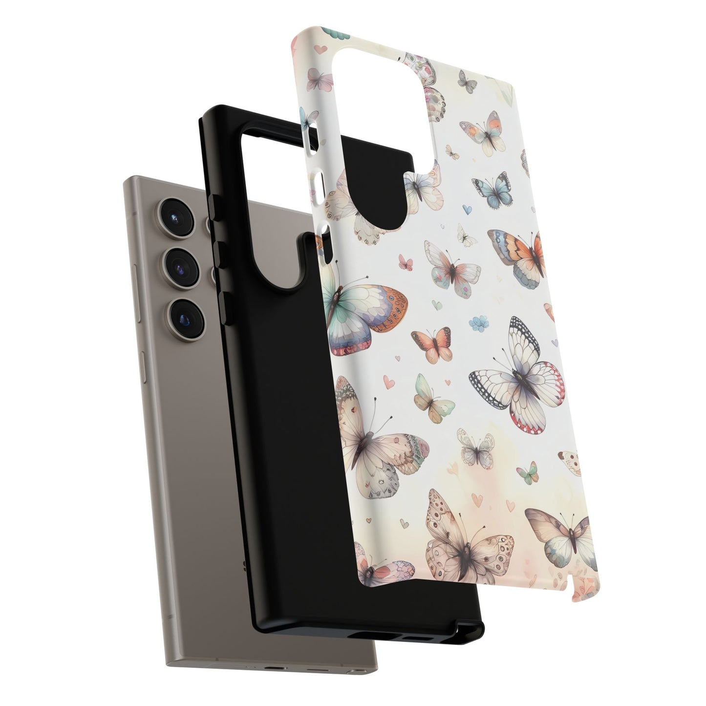 Watercolor Butterfly Phone Case for iPhone & Samsung