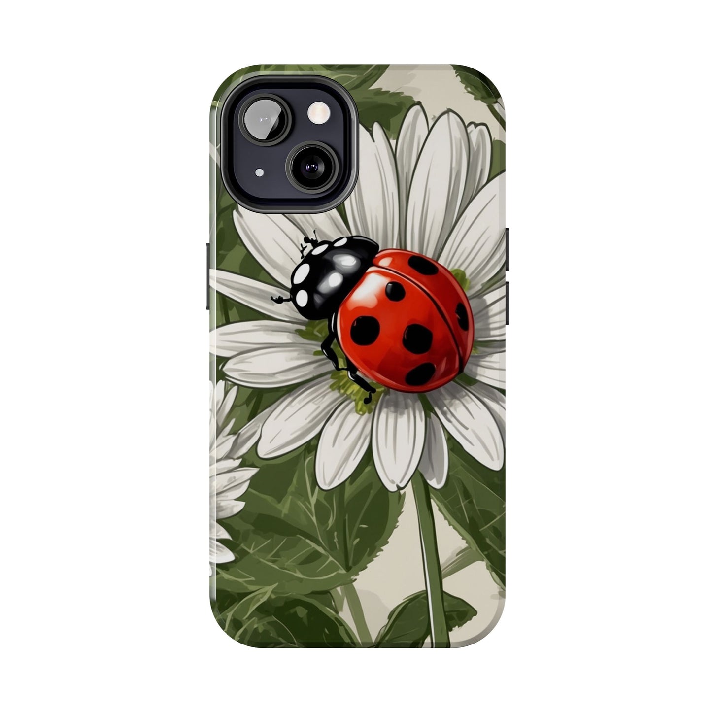 Ladybug & Daisy Garden Charm - iPhone Series Case