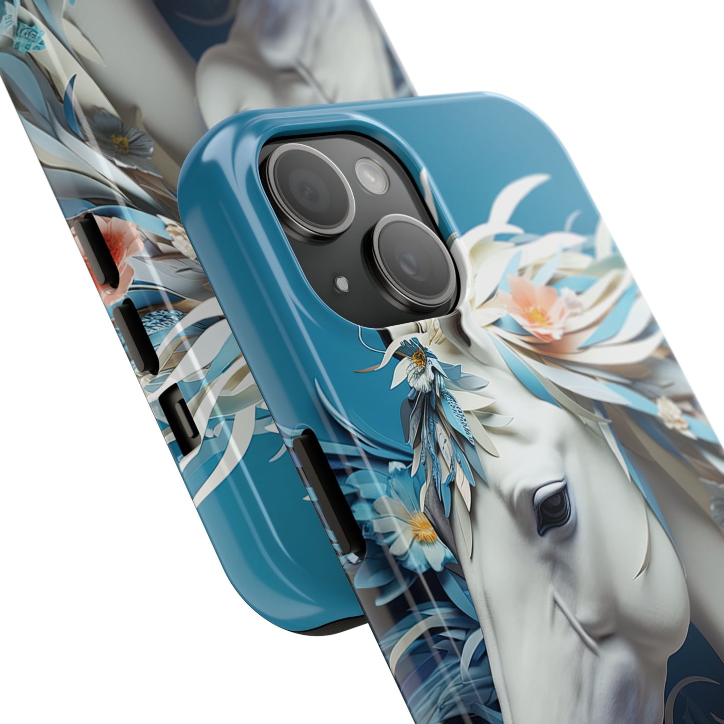 Floral Horse iPhone Case