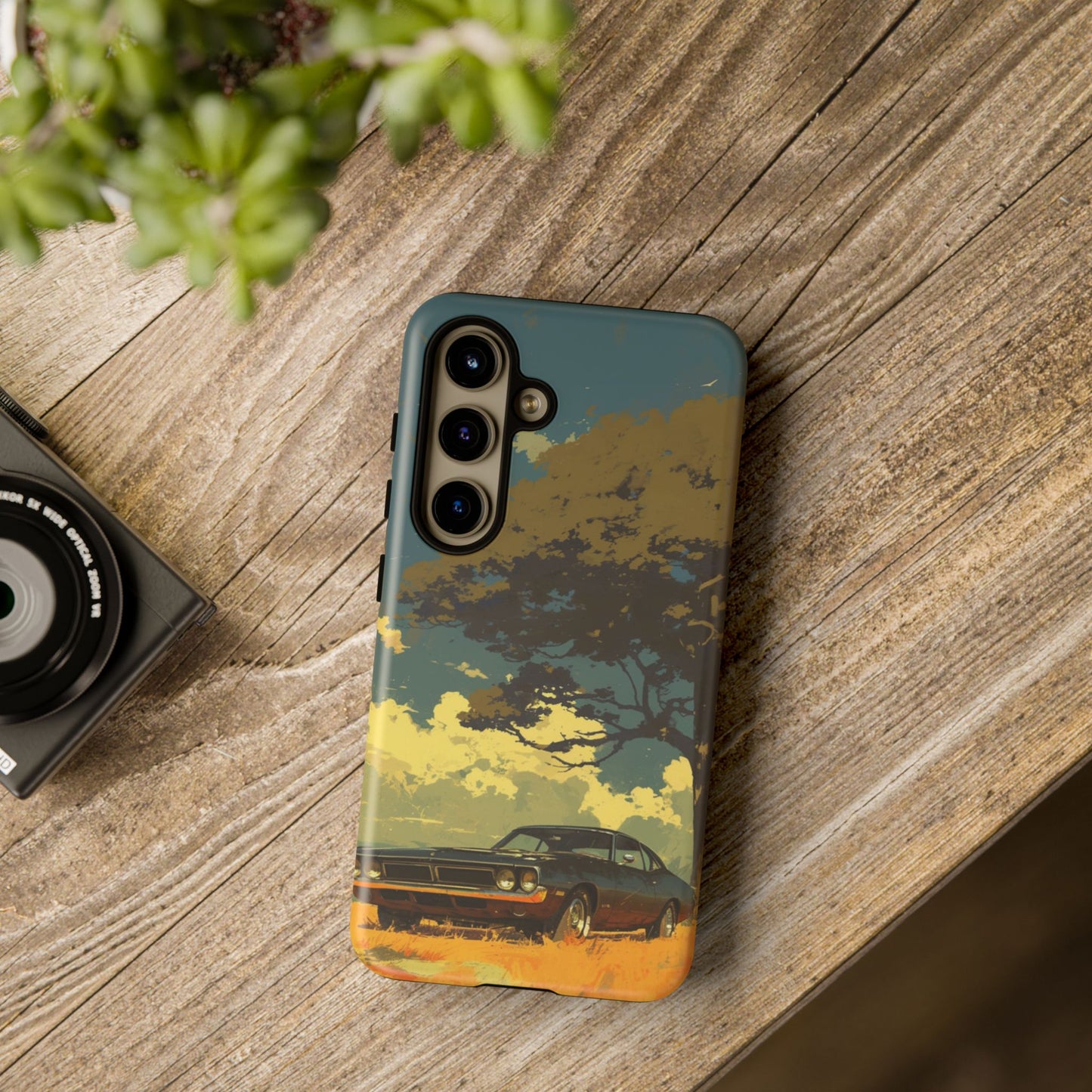 Retro Road Trip Vintage Car iPhone Case