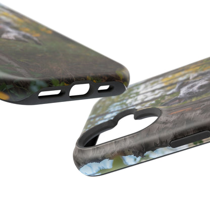 Happy Forest Dog MagSafe iPhone Case – Nature-Inspired Protective Cover