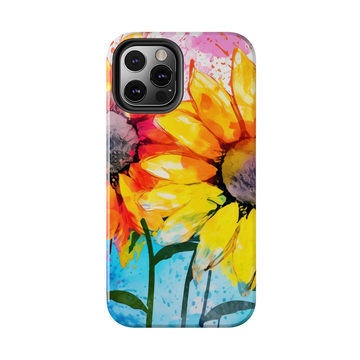 Bold Watercolor Sunflowers - iPhone Series Case